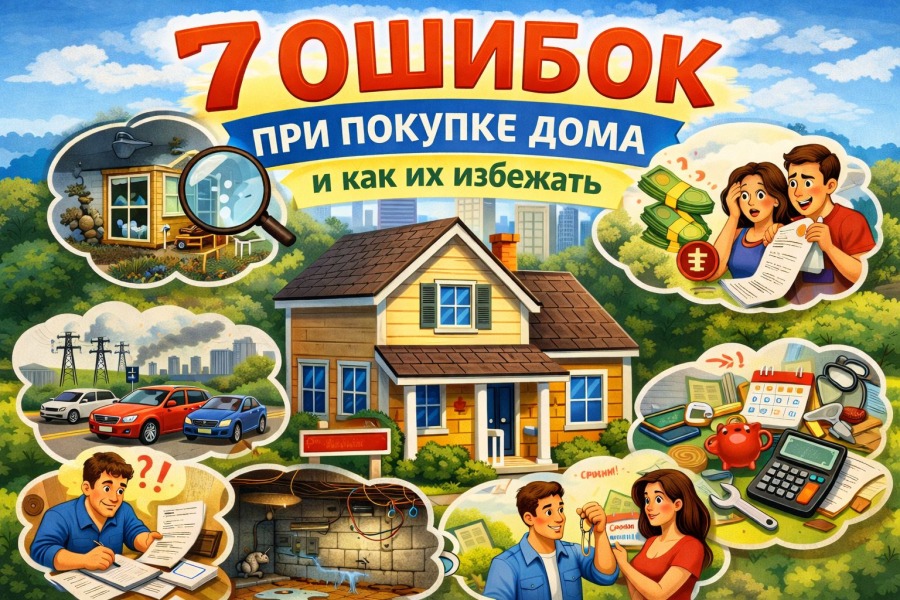 7 типичных ошибок при покупке дома – и способы их избежать