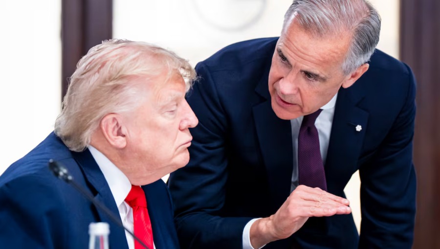 На G7 Карни обсуждал с Трампом его день рождения, искусственный интеллект и войну
